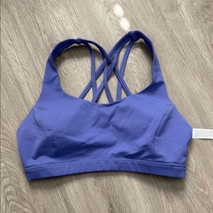 Lululemon Women's Purple Sports Bra charged indigo